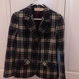 Vintage Pendleton Wool Plaid Blazer Sz 6